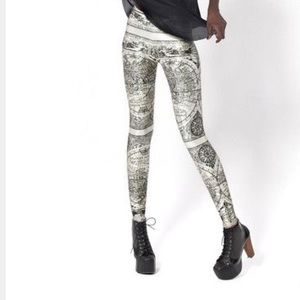 Blackmilk Ancient Maps Leggings SUPER RARE